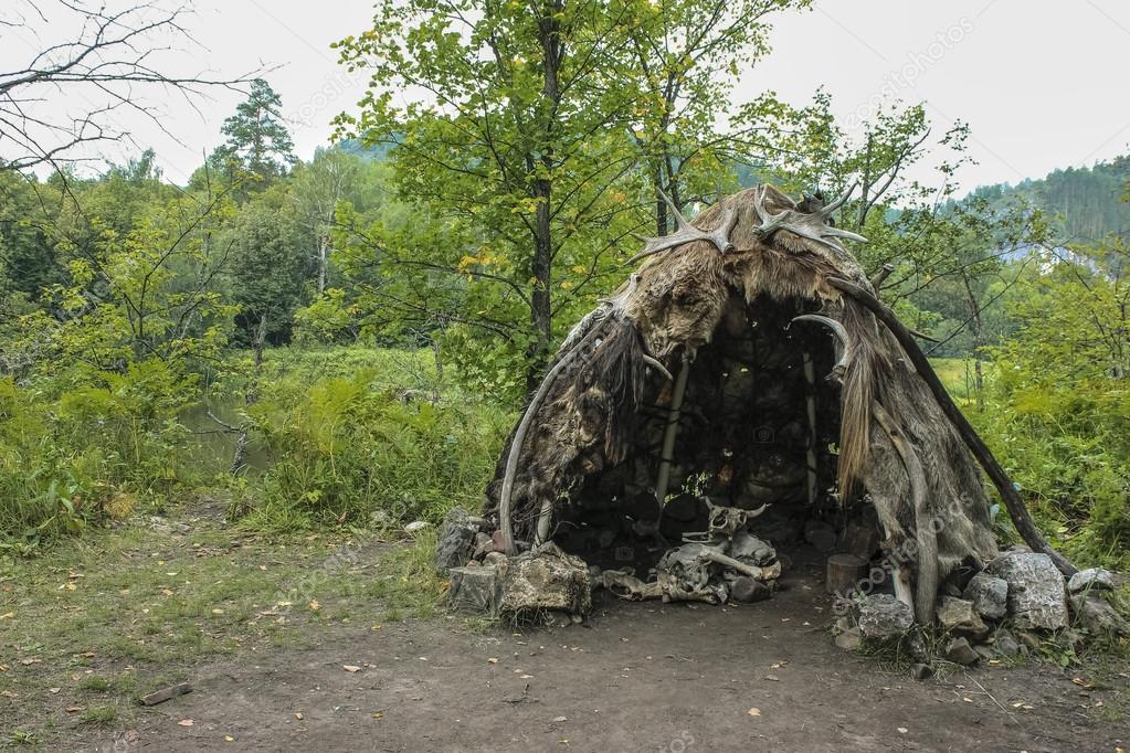 Нabitation of ancient man. Prehistoric house