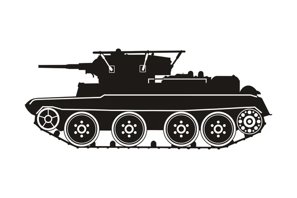 Tank Bt-7 — Stok Vektör