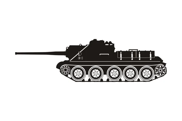 Tanque SU-100 — Archivo Imágenes Vectoriales