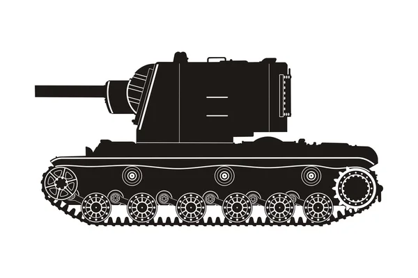 黒戦車 Kv 2 — ストックベクタ