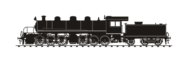 Illustration de train vintage — Image vectorielle