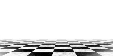 Black and white chessboard background clipart
