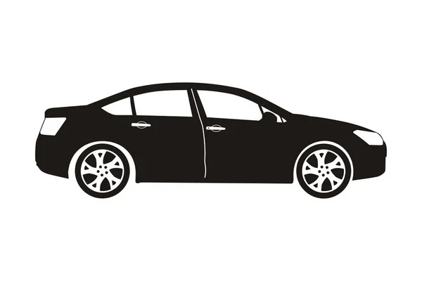 Icon car sedan — Stock Vector