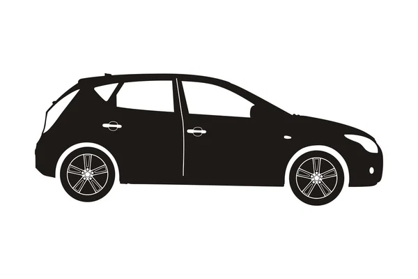 Pictogram auto sedan — Stockvector