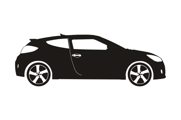 Pictogram auto sedan — Stockvector