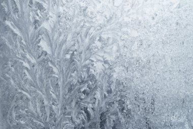 Penceredeki soğuk desen