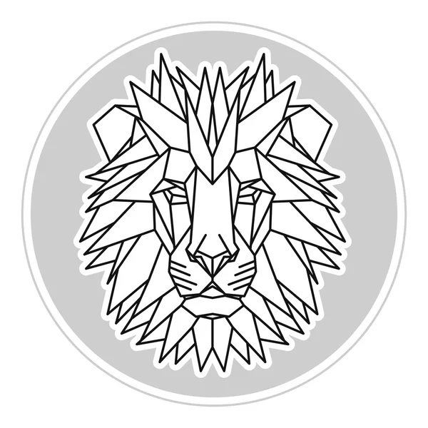 Afrika aslanı kafa simgesi