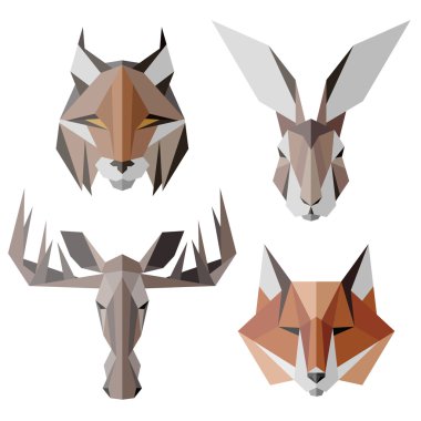 Afrika hayvanları kutsal kişilerin resmi