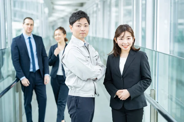 Bedrijfsteam Mannen Vrouwen Werkkleding Pakken — Stockfoto