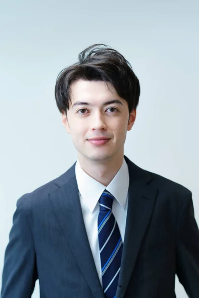 Porträtt Asiatisk Ung Affärsman — Stockfoto