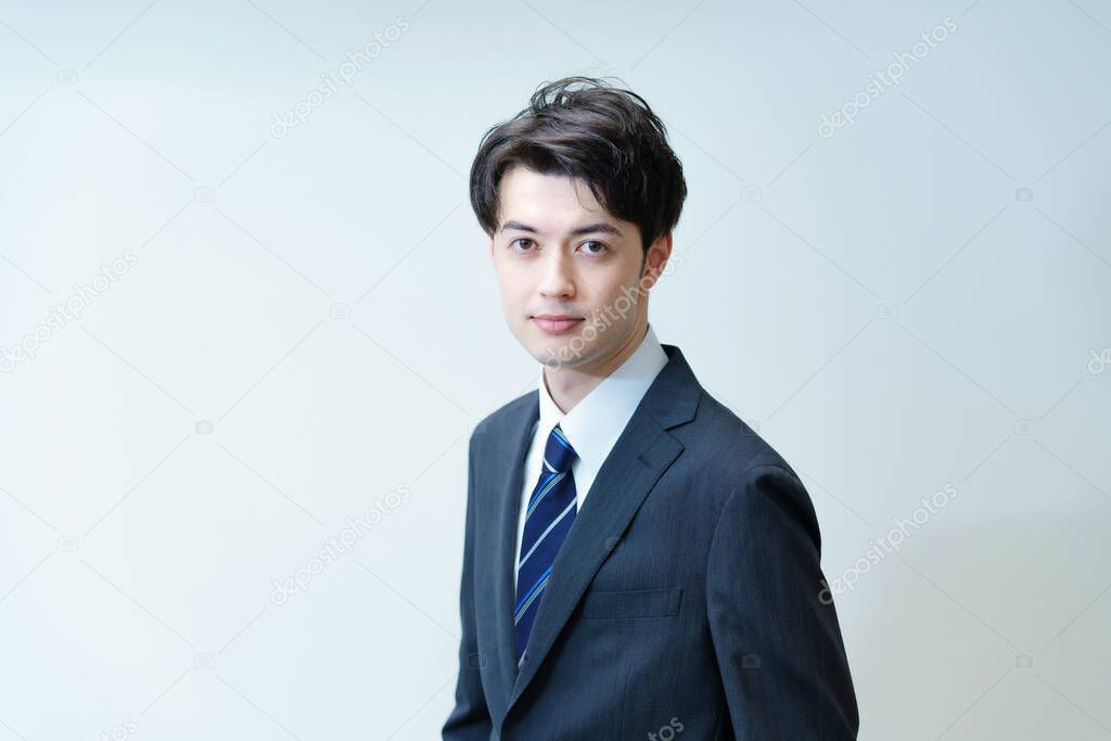 Portrait of asian young businessman