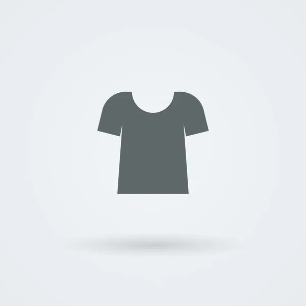 Single, laconic icon with the image of T-shirts, sport shirts. Logo. — Stockový vektor