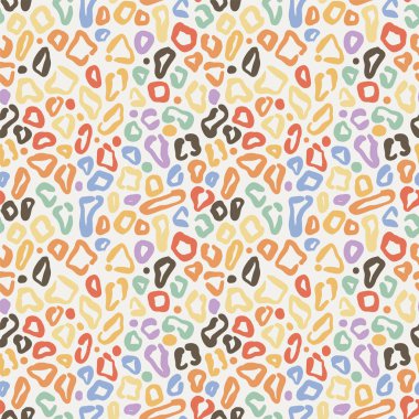 Kusursuz el çizimi renk kalıbı. Yaratıcı, uçsuz bucaksız arkaplan. Kalın çizgileri olan soyut çizgili doku. Dekoratif vektör tasarımı