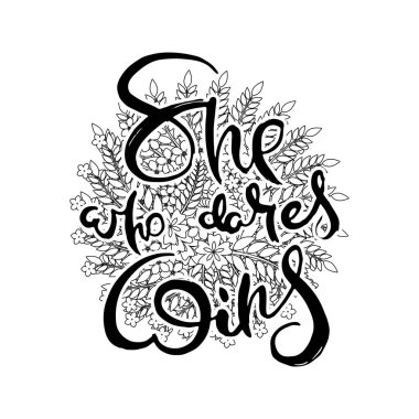 Çiçek arkaplanlı homurdanma kartı. El yapımı karalama harfleri eski usul. El yapımı klasik tipografi