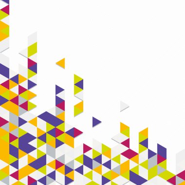 Farklı renk kaotik öğelerin dijital arka plan