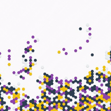 Farklı renk kaotik öğelerin dijital arka plan