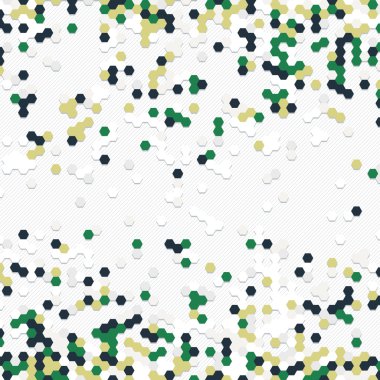 Farklı renk kaotik öğelerin dijital arka plan