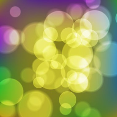 Bokeh etkisi ile parlak arka plan.