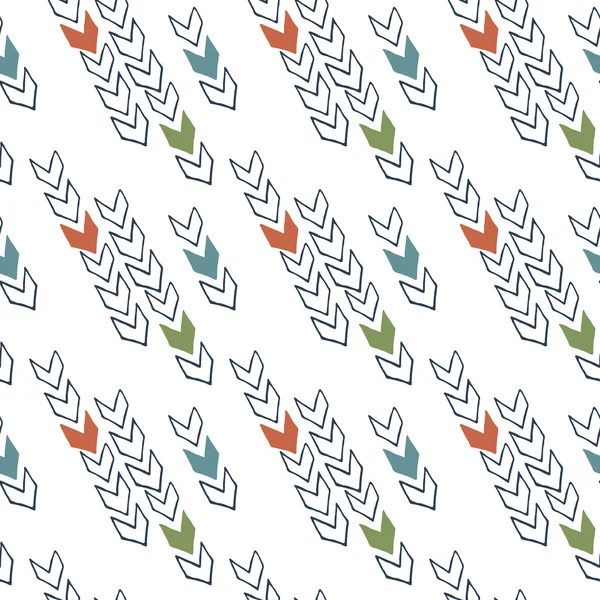Seamless pattern of arrows — Stock Photo, Image