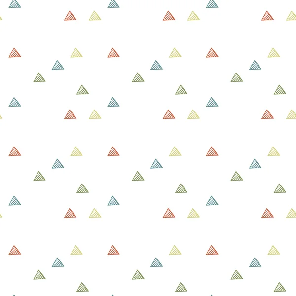 Безшовний візерунок трикутників — стокове фото