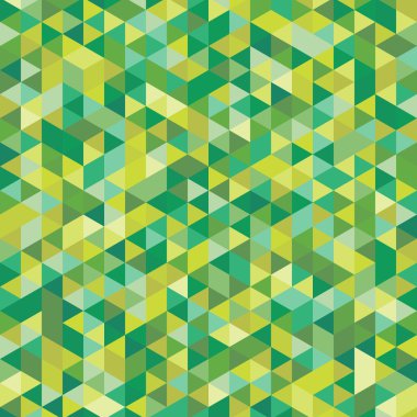 Arka plan farklı renk üçgen