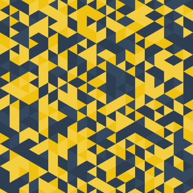 Arka plan farklı renk üçgen