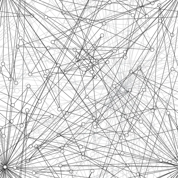 Web Lined Pattern with Nodes — Stock Photo, Image