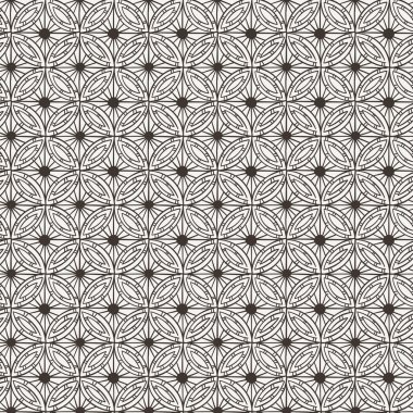 Dikişsiz çizilmiş çiçek desenli