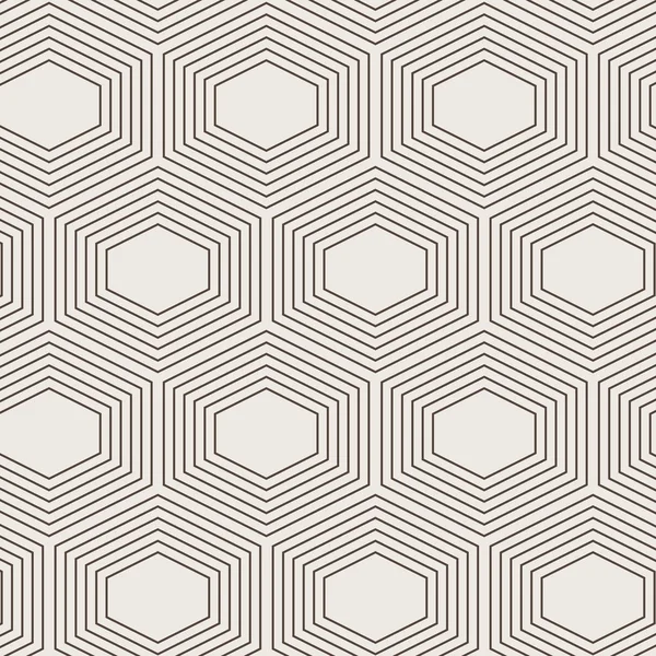 Seamless abstract geometric pattern of a hexagons