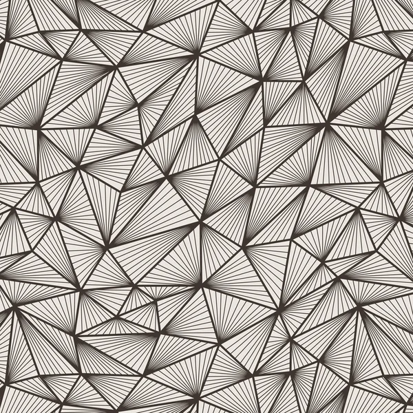 Naadloze patroon van veelhoekige lijnen in een netwerk — Stockfoto