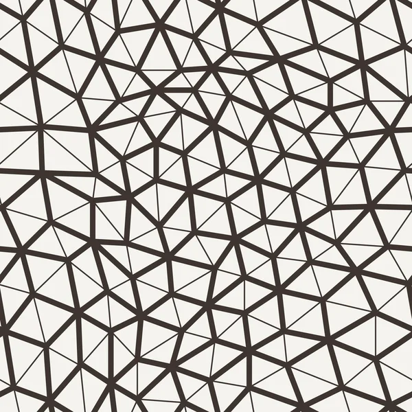 Naadloze patroon in een raster van veelhoeken met lijnen — Stockfoto