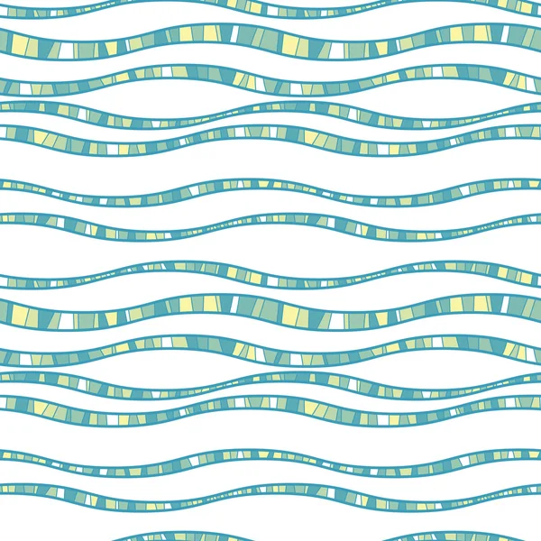 波線のシームレス パターン — ストック写真