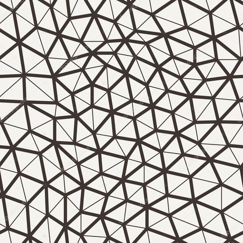 Seamless pattern in a grid of polygons with lines