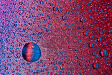 su damlaları ile-metalleri