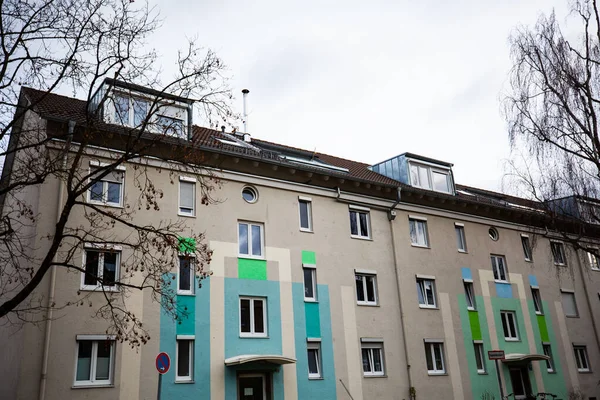 Appartementengebouwen Flatgebouwen Duitsland — Stockfoto