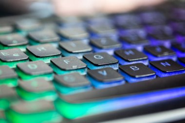 Aydınlatılmış klavye, oyuncu, makro kayıt