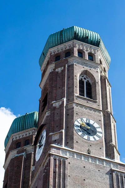 Dámské Věže Mnichově Bavorsko — Stock fotografie