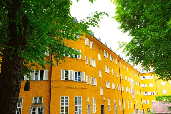 Borstei Listed Housing Estate Munich District Moosach — Stock Photo, Image