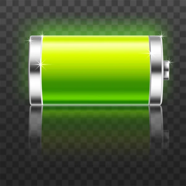 Battery Charge Energy Power Icon — Stock Vector