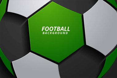 Futbol topuyla soyut arkaplan