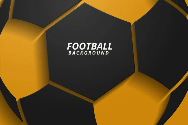 Abstrakter Hintergrund Mit Fußball — Stockvektor