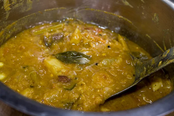 Kerala Style Vegetable Aviyal Cury Traditional Food — Φωτογραφία Αρχείου