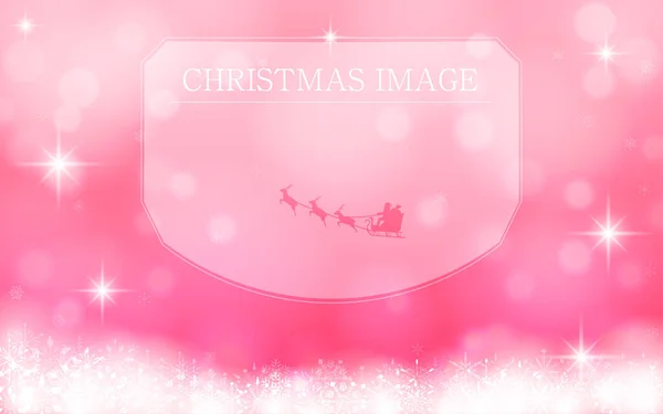 Csillogó Karácsonyi Kép Háttér Anyag Keret — Stock Vector