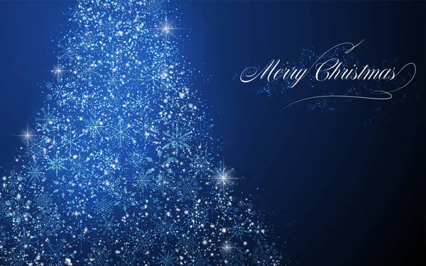 Glittering Christmas Image Background Material Frame — Stock Vector