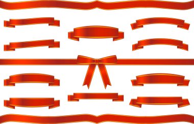 Kırmızı kurdele süslemesi.