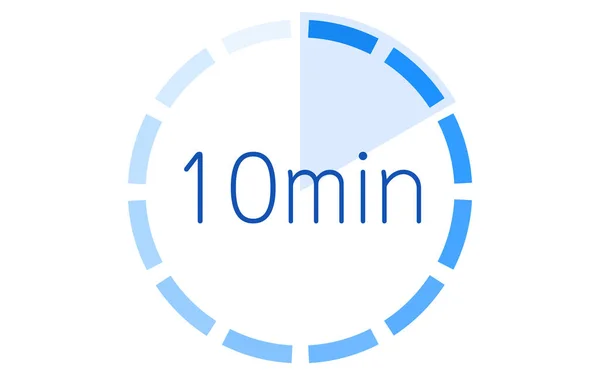 Temps Estimé Requis Icône Vecteur Illustration — Image vectorielle