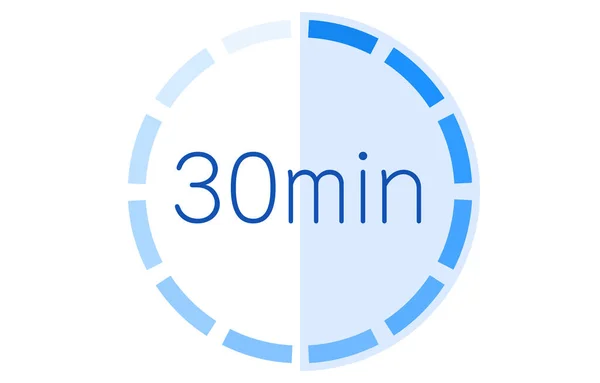 Tempo Estimado Necessário Ícone Ilustração Vetorial —  Vetores de Stock