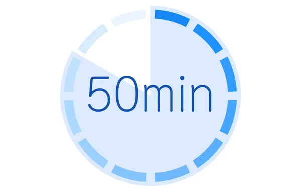 Estimated Time Required Icon Vector Illustration — Stock Vector