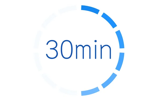 Tempo Estimado Necessário Ícone Ilustração Vetorial —  Vetores de Stock