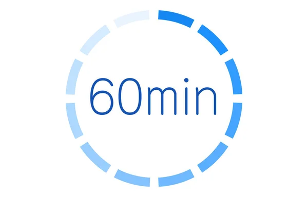 Tempo Estimado Necessário Ícone Ilustração Vetorial —  Vetores de Stock
